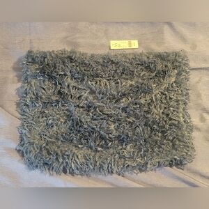 New York & Company Gray Textured Top with Fringe